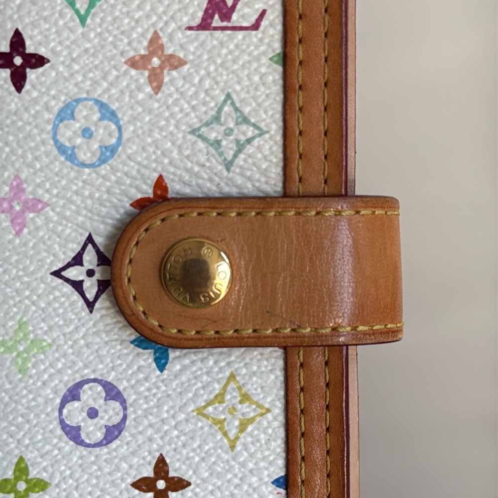 Louis Vuitton Murakami White Multicolor Agenda PM - Picture 5 of 9
